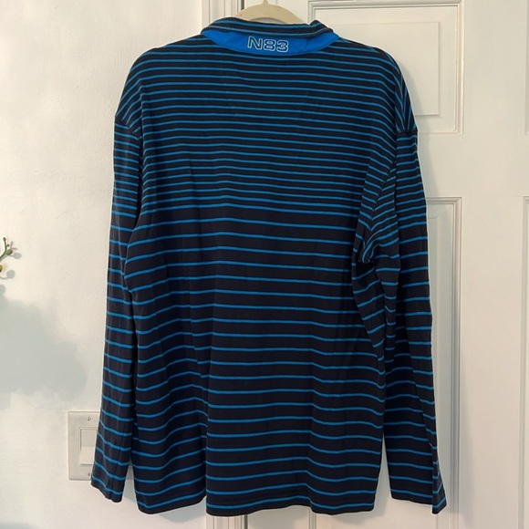 Vintage Nautica Striped Sweater Blue - Picture 2 of 6